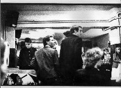 J&uuml;rgen Engler mit Studenten der Kunstakademie
